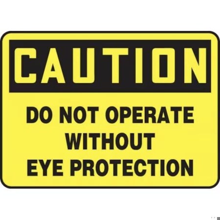 Accuform OSHA CAUTION SAFETY SIGN SAFETY MPPA617XL MPPA617XL